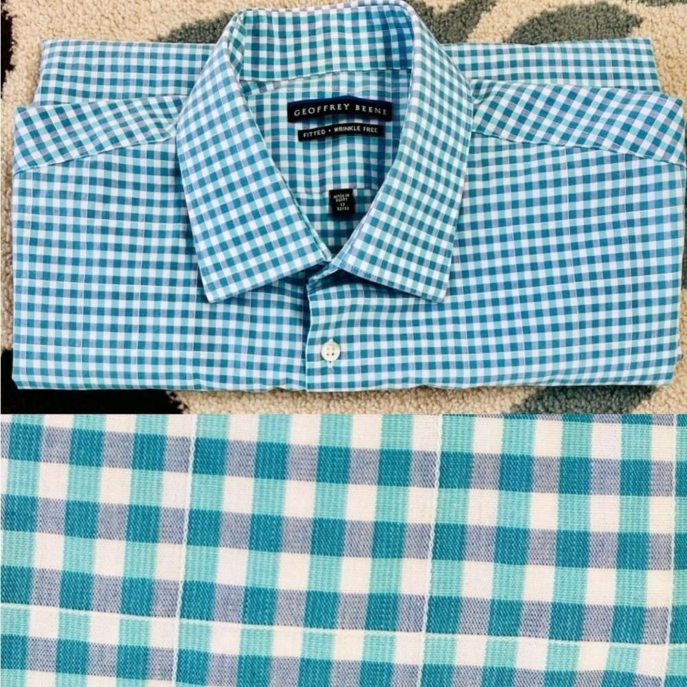 ♥️Geoffrey Beene long sleeve button down shirt